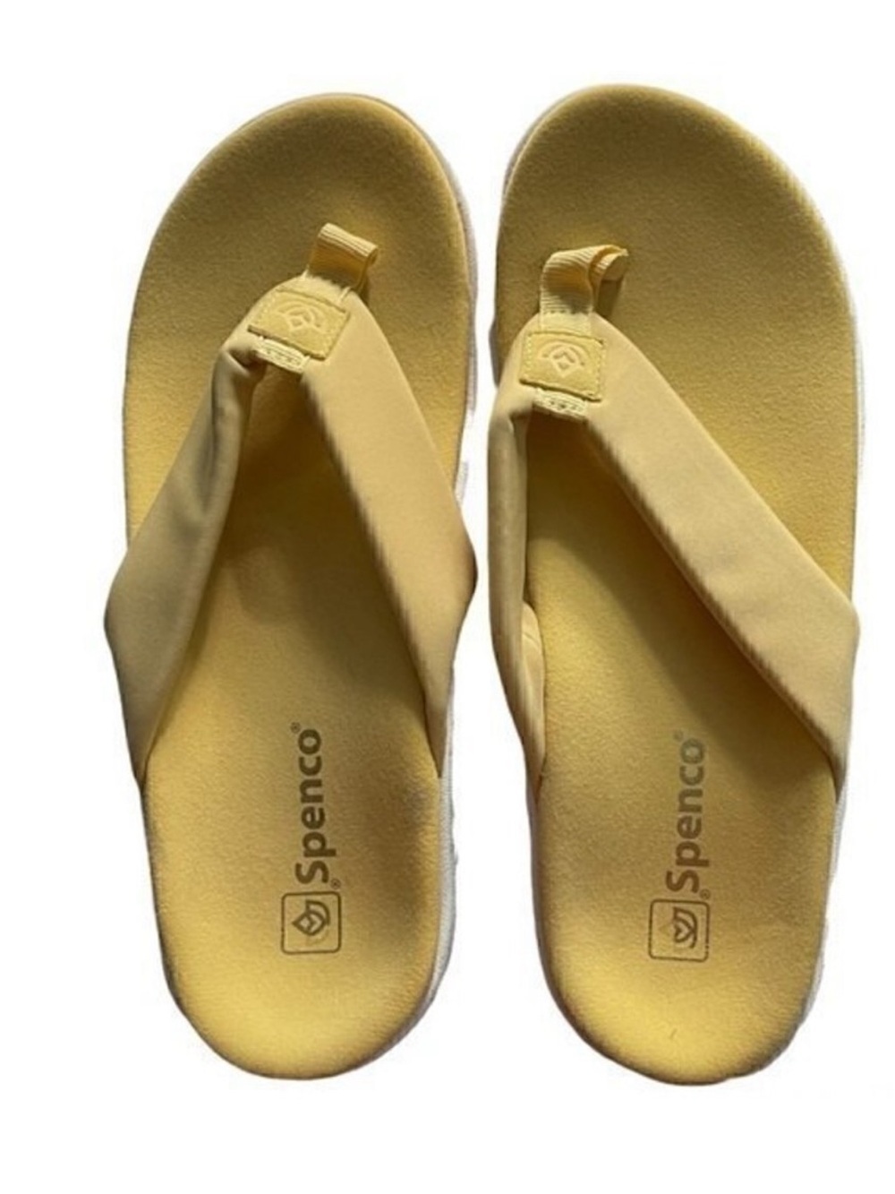 Spenco Orthotic Soft Yellow Sandals Size 8.5 - Picture 2 of 2